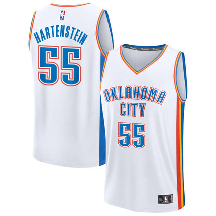 Isaiah Hartenstein Oklahoma City Thunder 2025 Association Edition Fast Break Jersey - White