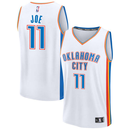 Isaiah Joe Oklahoma City Thunder 2025 Association Edition Fast Break Jersey - White