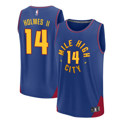 DaRon Holmes II Denver Nuggets 2025 Statement Edition Fast Break Jersey - Blue