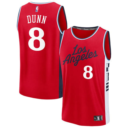 Kris Dunn LA Clippers 2025 Statement Edition Fast Break Jersey - Red