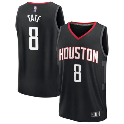 Jae'Sean Tate Houston Rockets 2025 Statement Edition Fast Break Jersey - Black