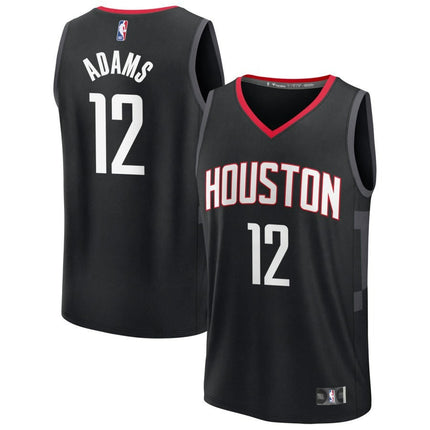 Steven Adams Houston Rockets 2025 Statement Edition Fast Break Jersey - Black