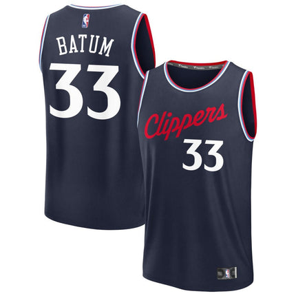 Nicolas Batum LA Clippers 2025 Icon Edition Fast Break Jersey - Navy