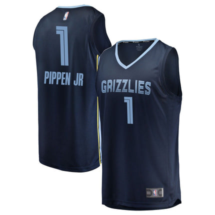 Scotty Pippen Jr Memphis Grizzlies 2025 Icon Edition Fast Break Jersey - Navy
