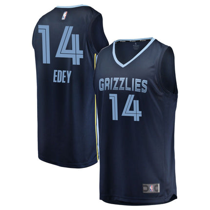 Zach Edey Memphis Grizzlies 2025 Icon Edition Fast Break Jersey - Navy