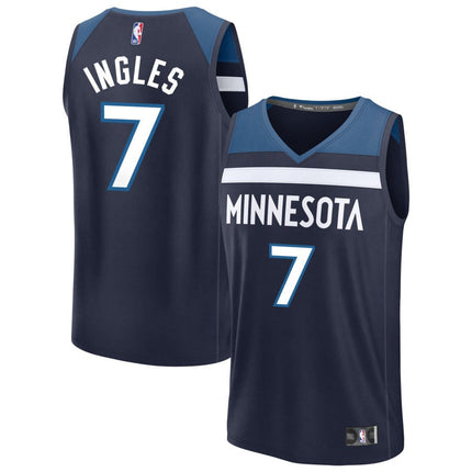 Joe Ingles Minnesota Timberwolves 2025 Icon Edition Fastbreak Jersey - Navy