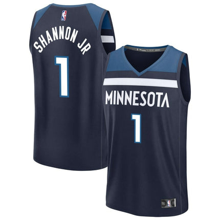 Terrence Shannon Jr Minnesota Timberwolves 2025 Icon Edition Fastbreak Jersey - Navy