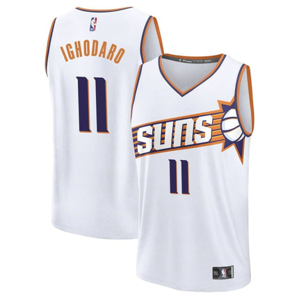 Oso Ighodaro Phoenix Suns 2025 Association Edition Fast Break Jersey - White