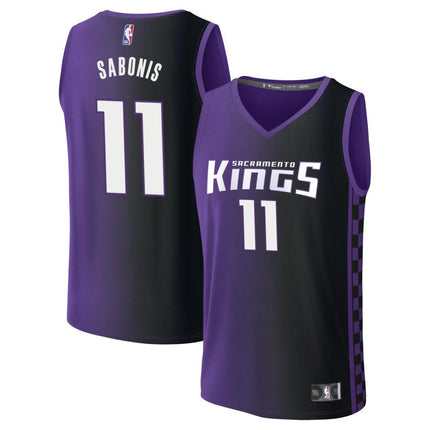 Domantas Sabonis Sacramento Kings 2025 Statement Edition Fast Break Jersey - Purple