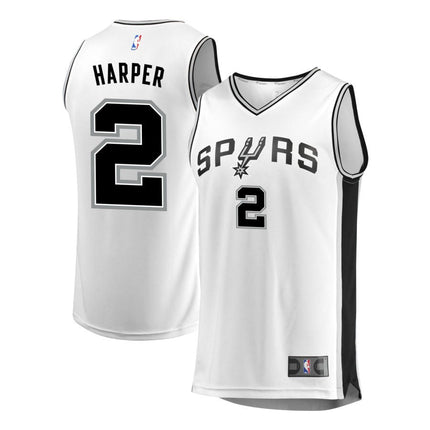 Dylan Harper San Antonio Spurs 2025 Association Edition Fast Break Jersey - White