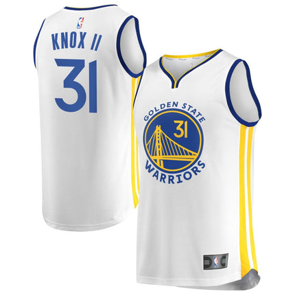 Kevin Knox II Golden State Warriors 2025 Association Edition Fast Break Jersey - White