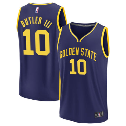 Jimmy Butler III Golden State Warriors 2025 Statement Edition Fast Break Jersey - Navy