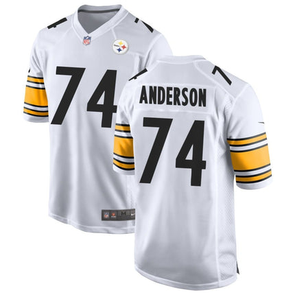 Spencer Anderson Pittsburgh Steelers 2025 Game Jersey - White