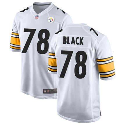 Yahya Black Pittsburgh Steelers 2025 Game Jersey - White
