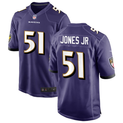 Emery Jones Jr. Baltimore Ravens 2025 Game Jersey - Purple