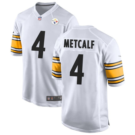 DK Metcalf Pittsburgh Steelers 2025 Game Jersey - White