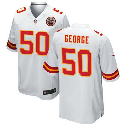 Brandon George Kansas City Chiefs 2025 Game Jersey - White
