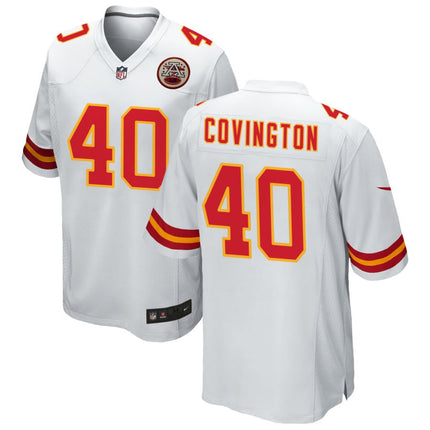 Jacobe Covington Kansas City Chiefs 2025 Game Jersey - White