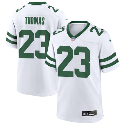 Azareye'h Thomas New York Jets 2025 Game Jersey - Legacy White