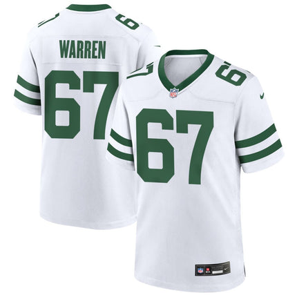 Carter Warren New York Jets 2025 Game Jersey - Legacy White