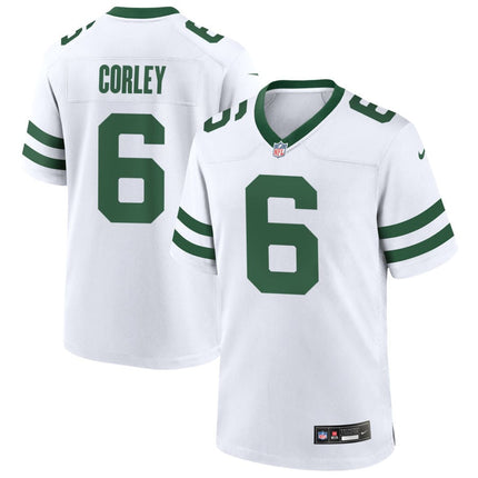 Malachi Corley New York Jets 2025 Game Jersey - Legacy White