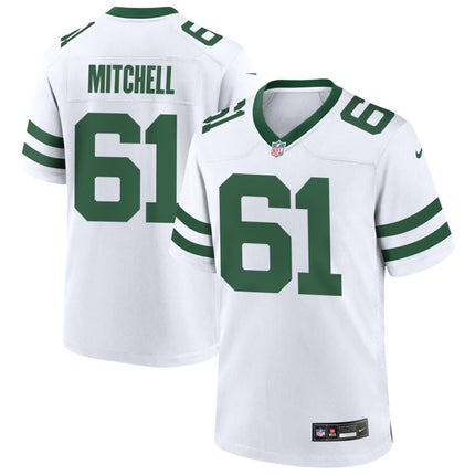 Max Mitchell New York Jets 2025 Game Jersey - Legacy White