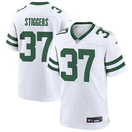 Qwan'tez Stiggers New York Jets 2025 Game Jersey - Legacy White