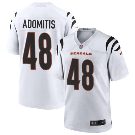 Cal Adomitis Cincinnati Bengals 2025 Game Jersey - White