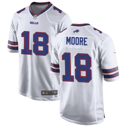 Elijah Moore Buffalo Bills 2025 Game Jersey - White