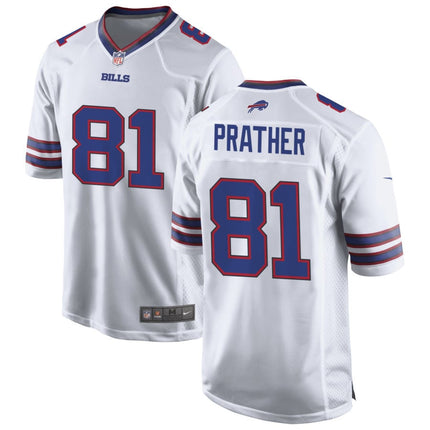 Kaden Prather Buffalo Bills 2025 Game Jersey - White