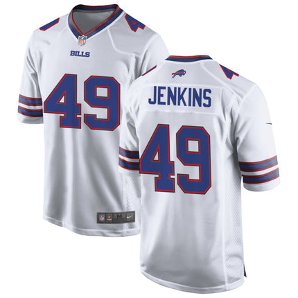 Keonta Jenkins Buffalo Bills 2025 Game Jersey - White