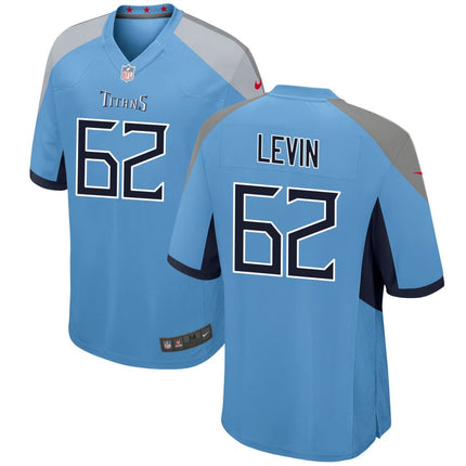 Corey Levin Tennessee Titans 2025 Alternate Game Jersey - Light Blue