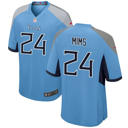Jordan Mims Tennessee Titans 2025 Alternate Game Jersey - Light Blue