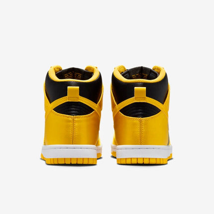 Men's Nike Dunk High Satin Goldenrod Shoes