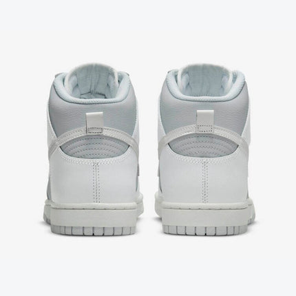 Men's Nike Dunk High White And Grey Shoes