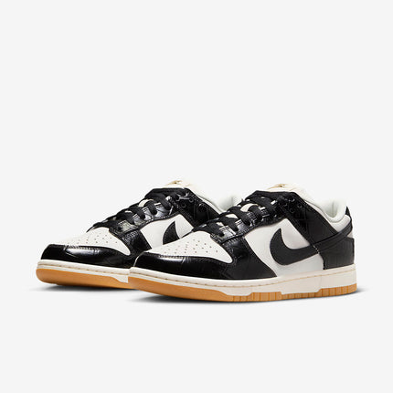 Men's Nike Dunk Low Black Croc Shoes