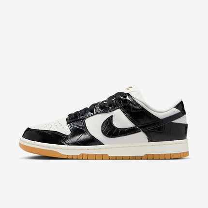 Men's Nike Dunk Low Black Croc Shoes