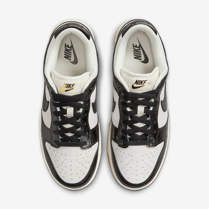 Men's Nike Dunk Low Black Croc Shoes