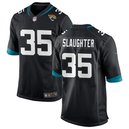Doneiko Slaughter Jacksonville Jaguars 2025 Game Jersey - Black