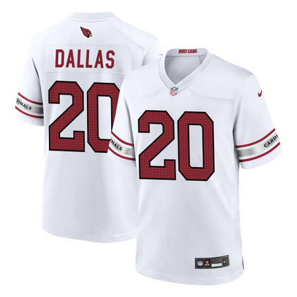 DeeJay Dallas Arizona Cardinals 2025 Game Jersey - White