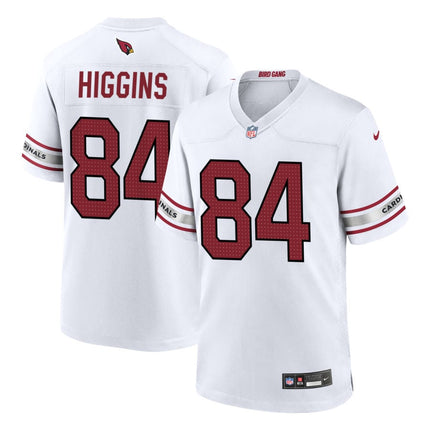 Elijah Higgins Arizona Cardinals 2025 Game Jersey - White