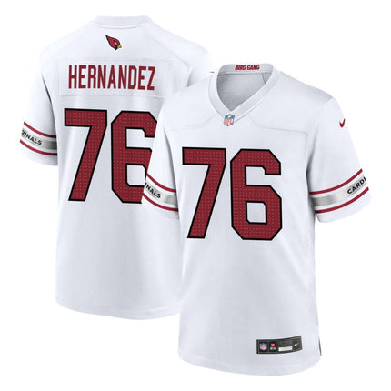 Will Hernandez Arizona Cardinals 2025 Game Jersey - White