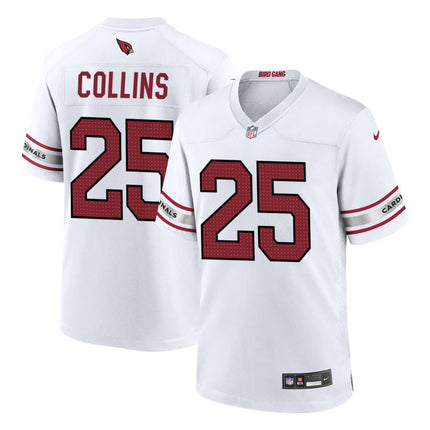 Zaven Collins Arizona Cardinals 2025 Game Jersey - White