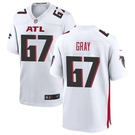 Joshua Gray Atlanta Falcons 2025 Game Jersey - White