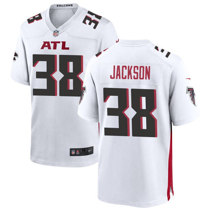 Lamar Jackson Atlanta Falcons 2025 Game Jersey - White