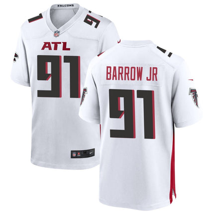Simeon Barrow Jr Atlanta Falcons 2025 Game Jersey - White