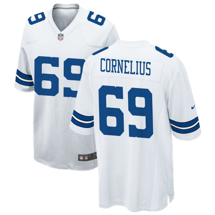 Ajani Cornelius Dallas Cowboys 2025 Game Jersey - White