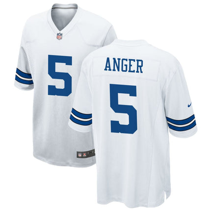 Bryan Anger Dallas Cowboys 2025 Game Jersey - White