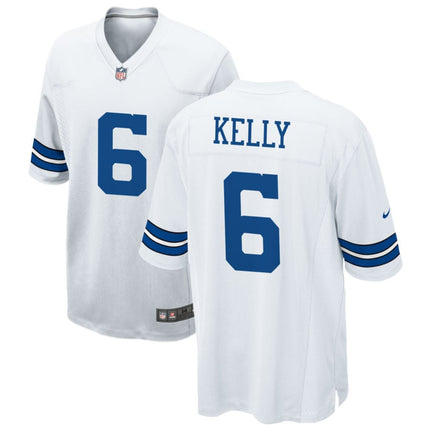 Josh Kelly Dallas Cowboys 2025 Game Jersey - White