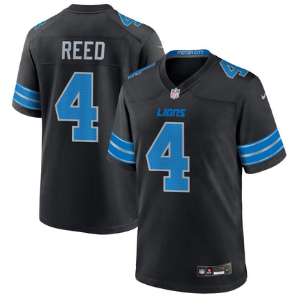 D.J. Reed Detroit Lions 2025 Alternate Game Jersey - Black